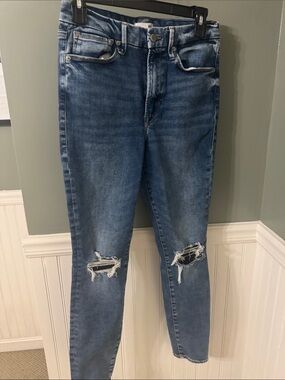 Good American Blue Denim Skinny Jeans
